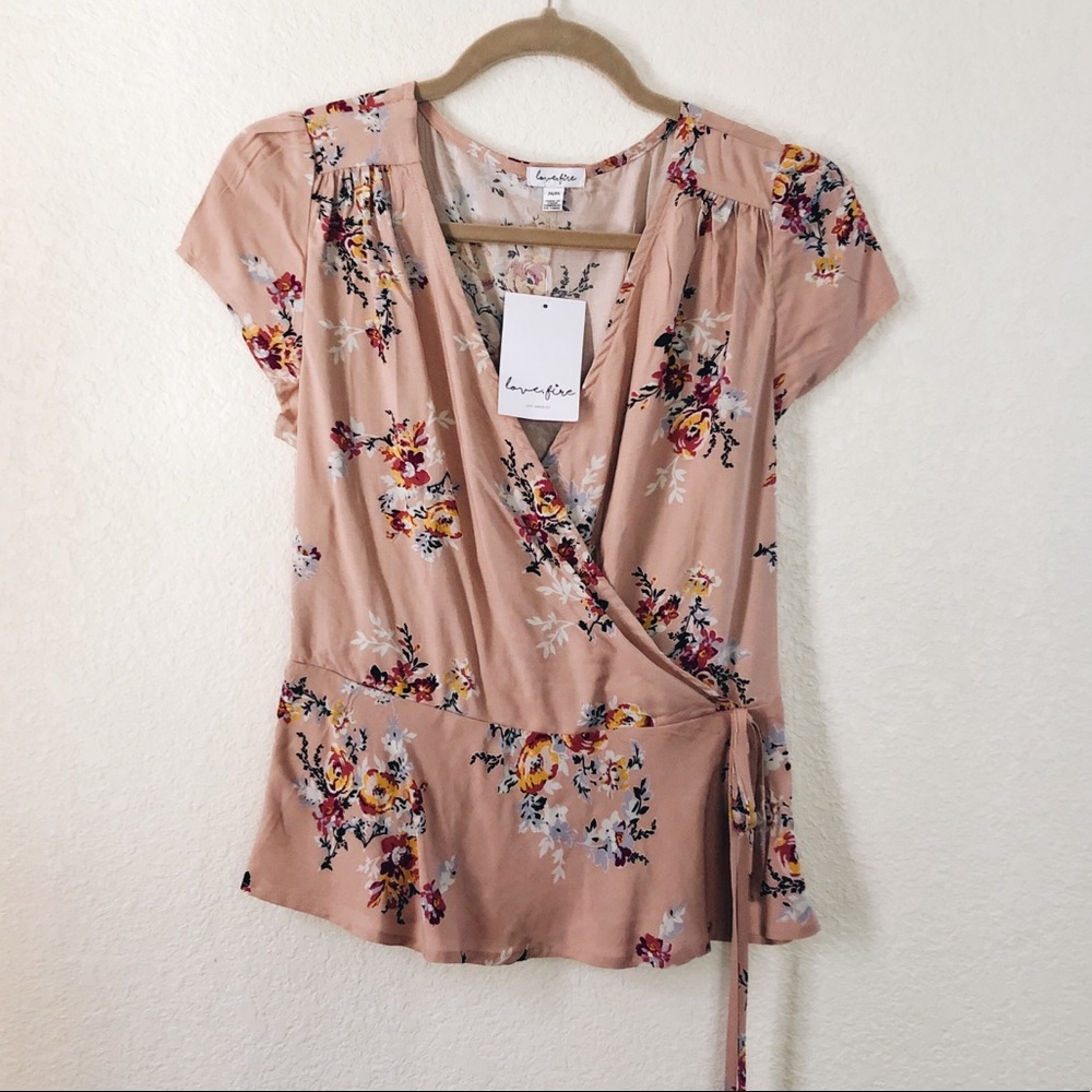 Floral Peplum Top